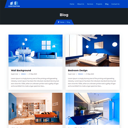 Blog interior design
